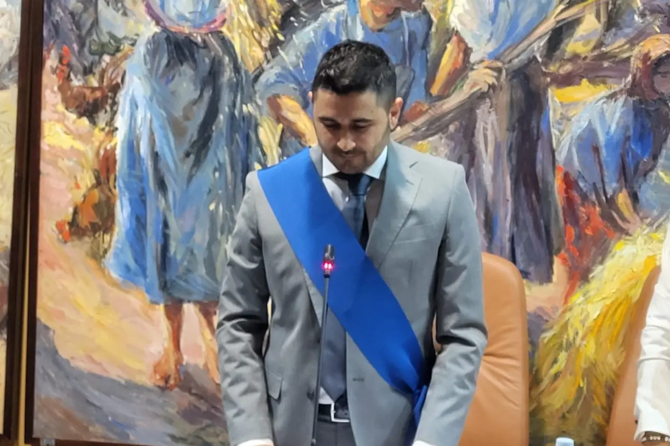 Il giuramento del presidente Paolo Pireddu