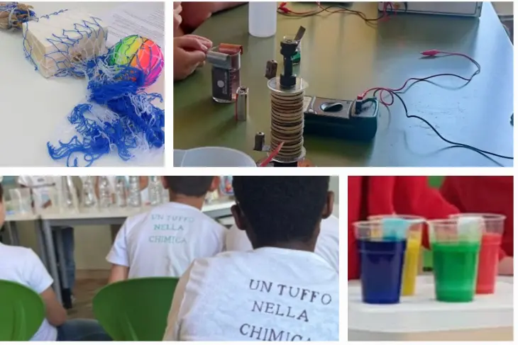 Laboratori "Un tuffo nella chimica "-Porto Torres (foto concessa)