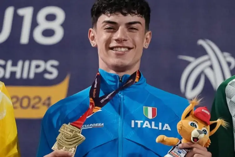 Diego Nappi, il velocista di Porto Torres (foto concessa)