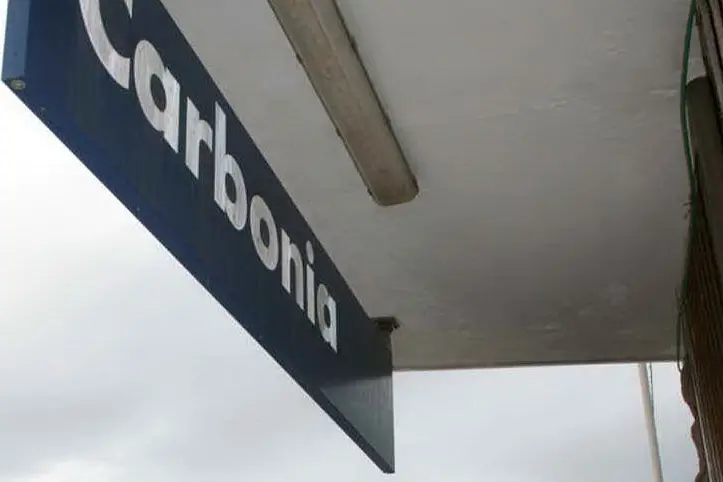 La stazione ferroviaria di Carbonia
