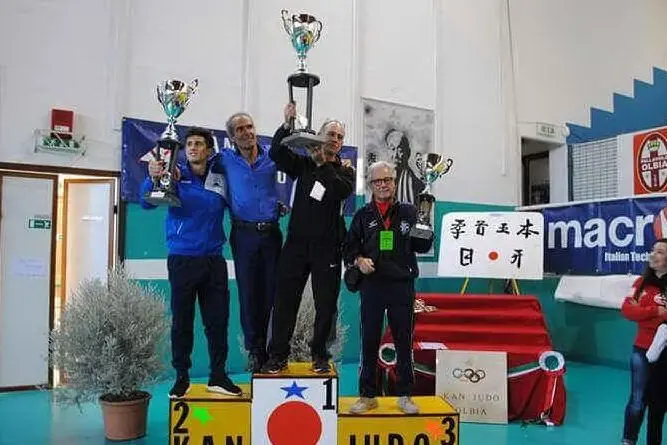 Il podio della 21esima edizione di Judo in Action