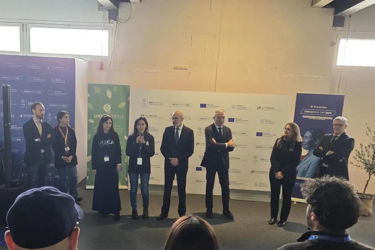 L'inaugurazione dell'UniCAreer Day 2025 (Foto Mascia)