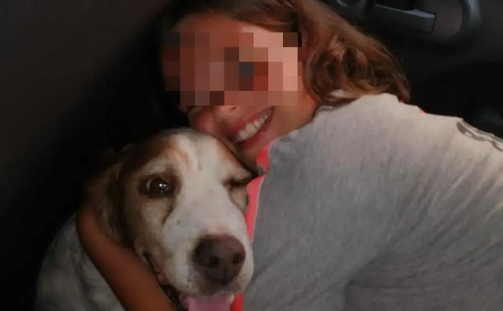 Gaia con Dik, foto inviata da Gabriele Demi, Cagliari