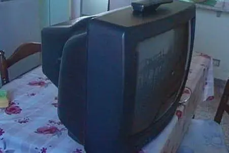 Una vecchia tv