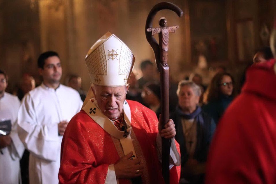 Il cardinale Ricardo Ezzati. (Foto Ansa)