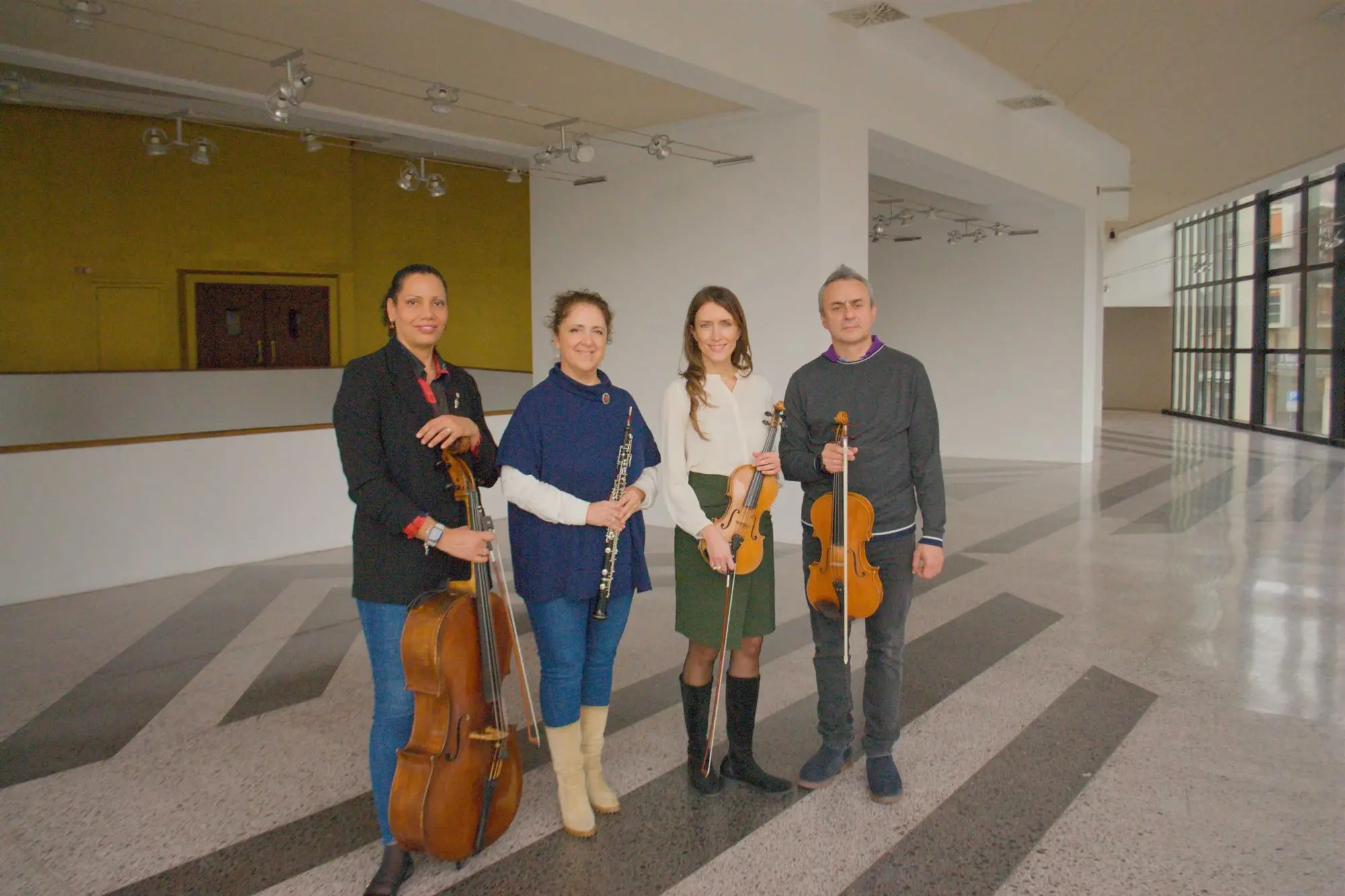 Il quartetto Trame Sonore (foto Sardegna Concerti)
