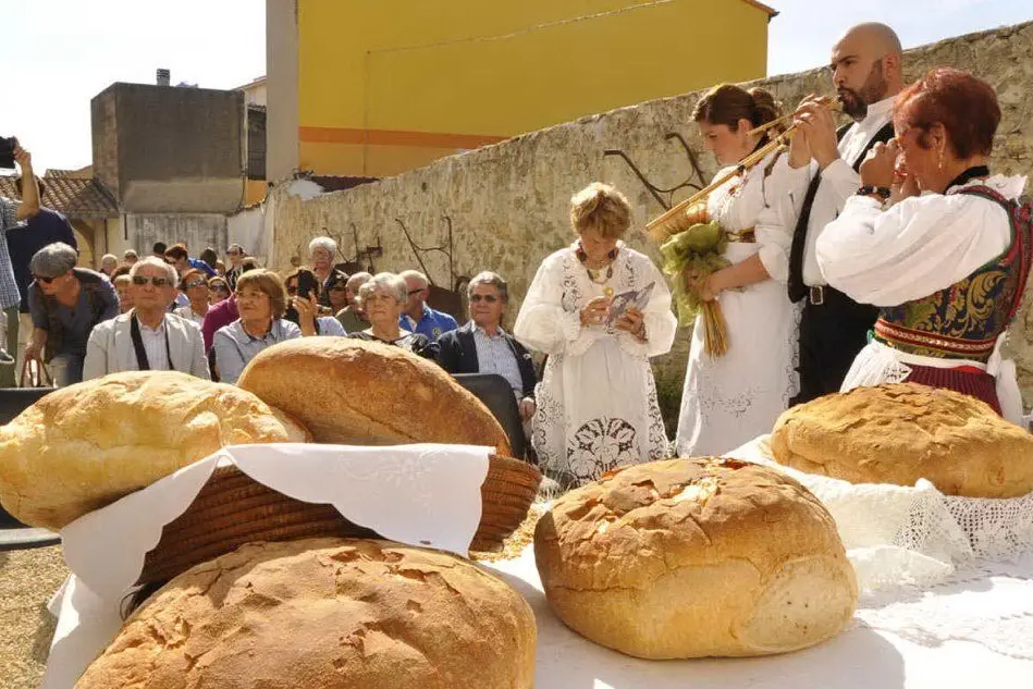 L'inaugurazione della Casa del pane a Sanluri