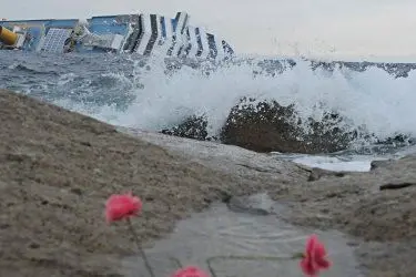 Il relitto della Costa Concordia