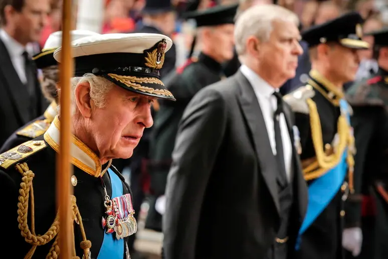 Re Carlo e Andrea (Ansa)