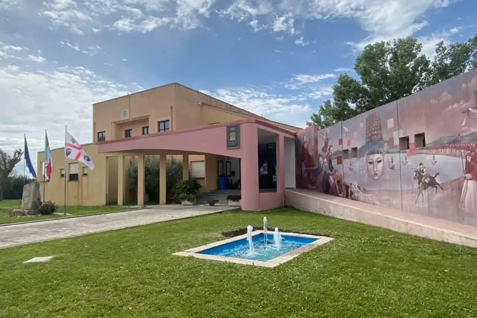Il Municipio di Gonnostramatza (foto concessa dal Comune di Gonnostramatza)