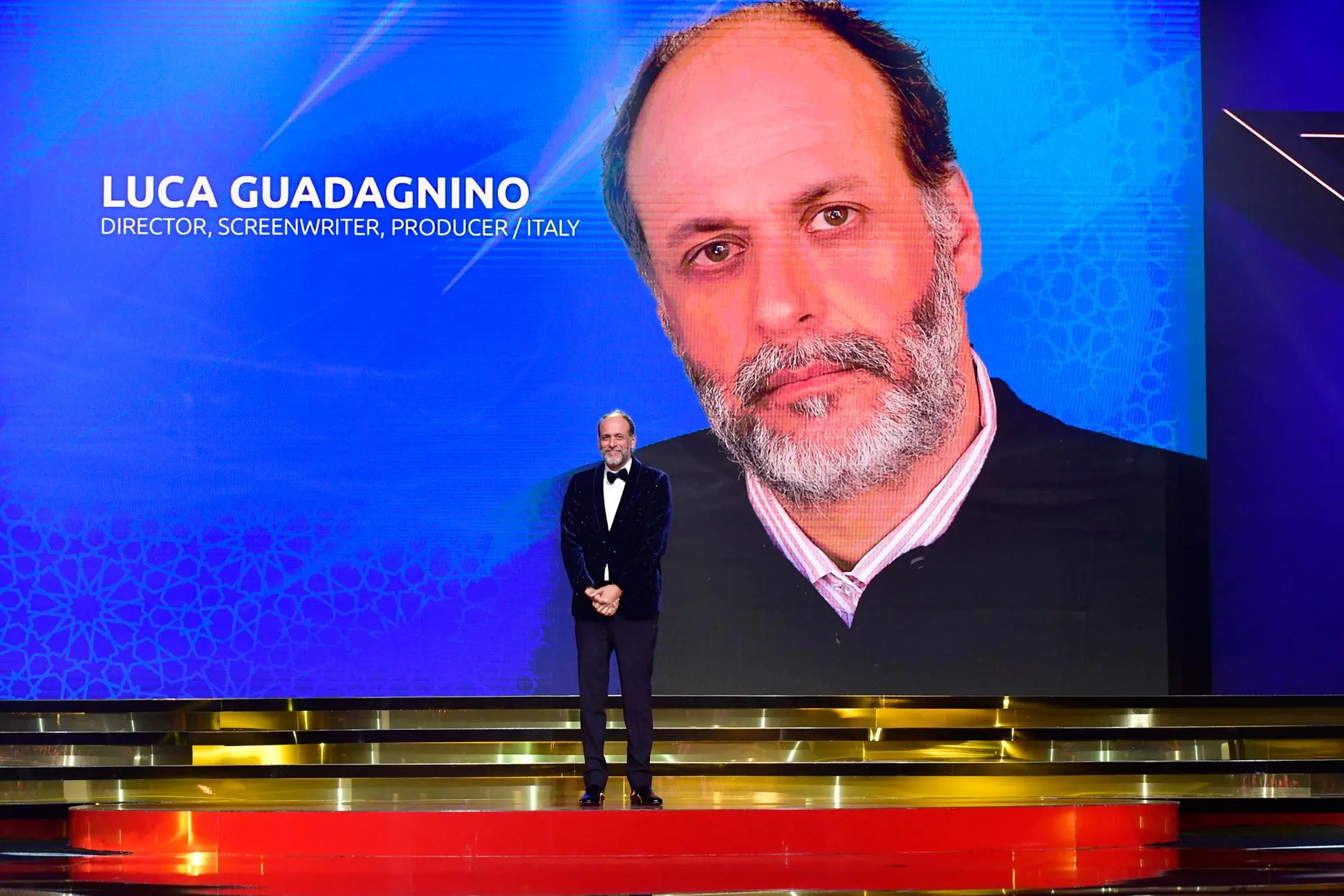 Luca Guadagnino ai Golden Globe (Ansa-Epa)