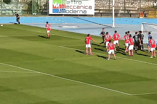 Una fase del match Grosseto-Olbia (Foto Ilenia Giagnoni)