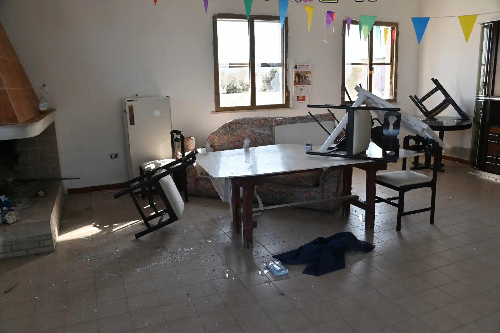 Il raid (foto Chergia)