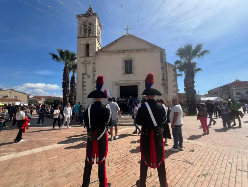 La scorta alla manifestazione