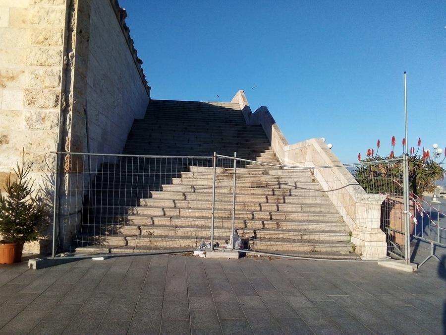 La scalinata (foto concessa)