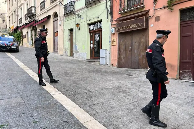 Il luogo dell'accoltellamento (L'Unione Sarda)
