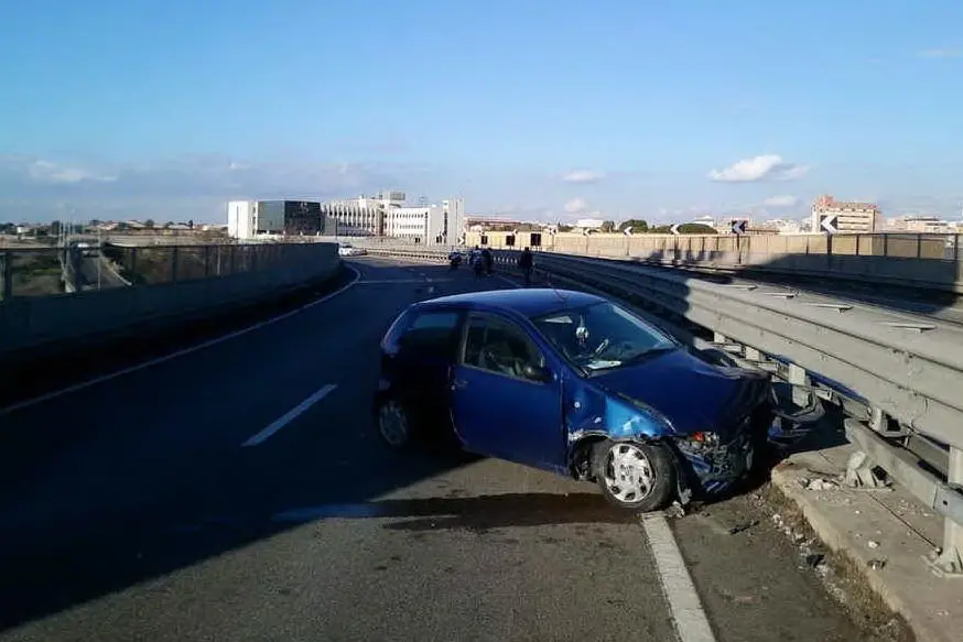L'auto protagonista dell'incidente