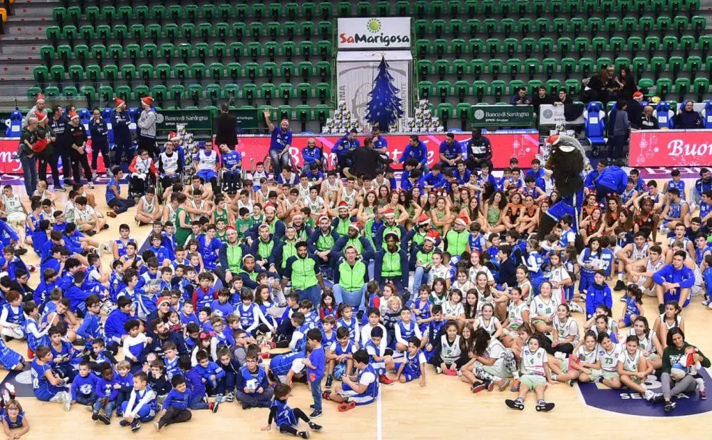 La festa con le giovanili (Foto Dinamo)
