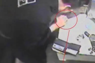 Una delle immagini riprese dai carabinieri di Cortina