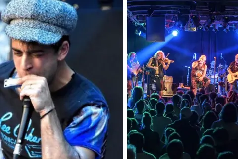 Moses Concas e i Modena City Ramblers (foto concessa)