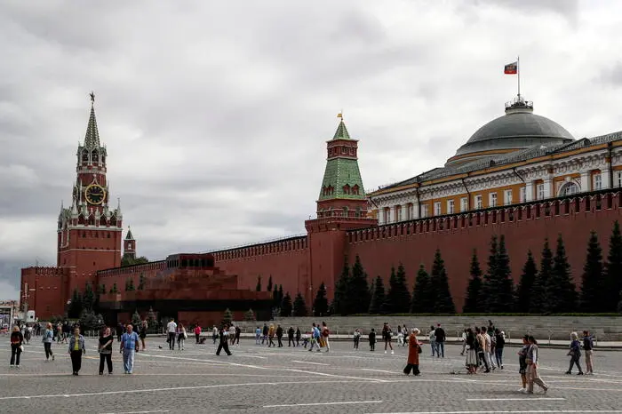 Вид на Кремль в Москве (Анса)