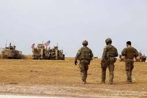 Soldati americani in Siria (foto Ansa)