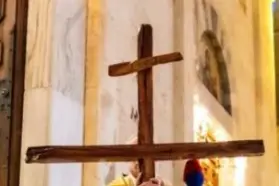 La croce dei detenuti (Foto Il segno)