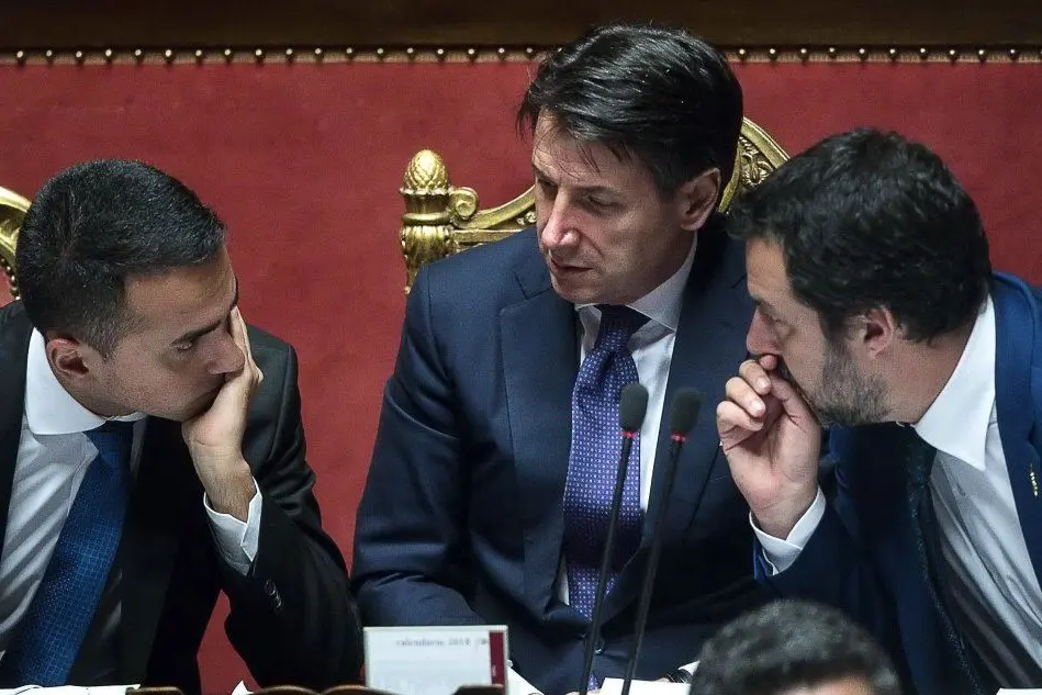 Conte, Di Maio e Salvini