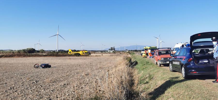 gonnosfanadiga fatale il volo fuori strada con la moto l unione sarda it