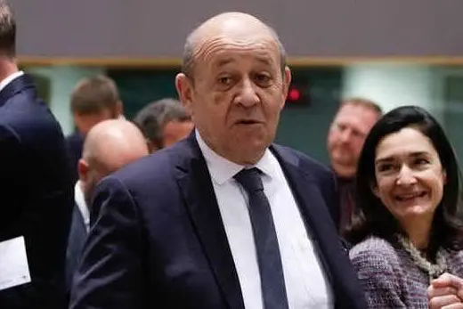 Il ministro Le Drian (Ansa)