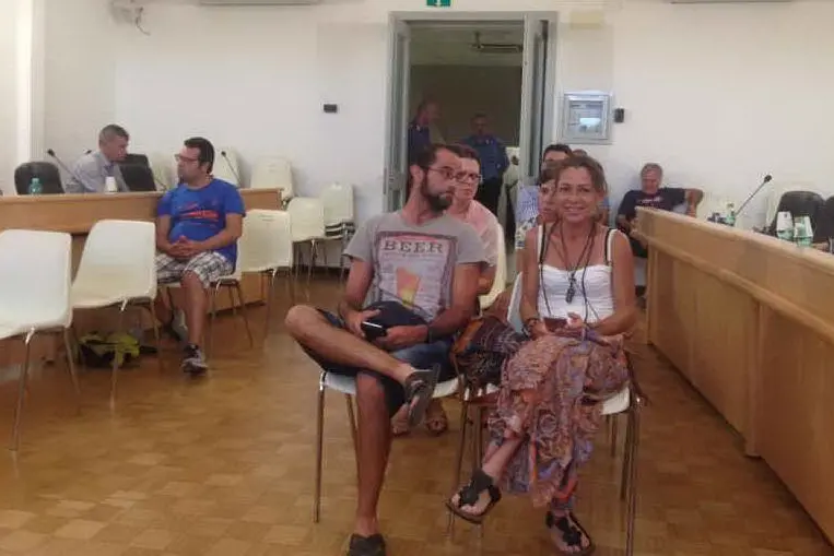 Operatori del parco in sala consiglio