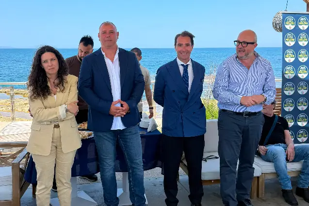 Da sinistra Sberna, Sircana, Cermelli e Rotelli (foto Pala)