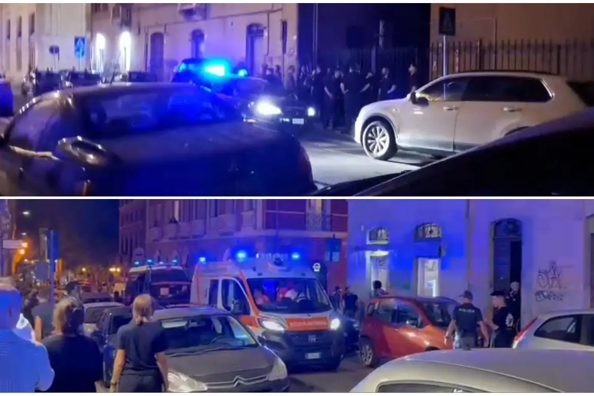 Via Sassari a Cagliari (foto da frame video)