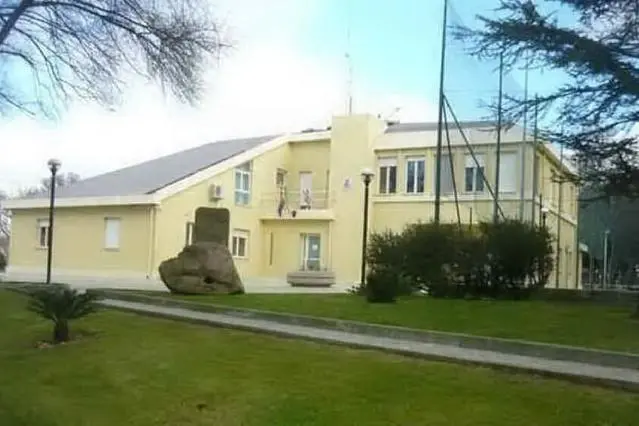 Il municipio di Burcei (Archivio L'Unione Sarda)