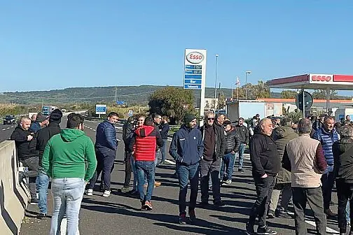 Manifestazione a Tramatza (Foto d'archivio)