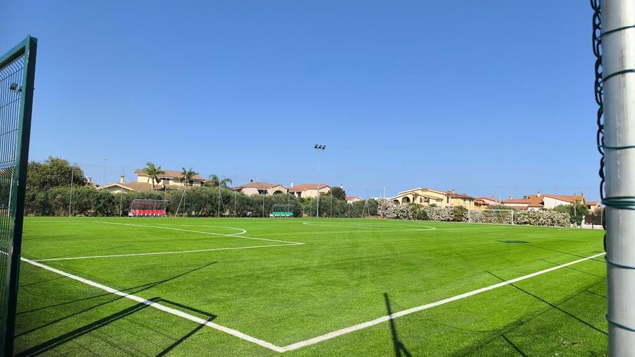 Pula, inaugurazione del nuovo campo di calcio a 9 in Via Tig