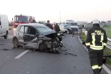 INCIDENTE MORTALE A DECIMOMANNU - FOTO ITALO ORRU