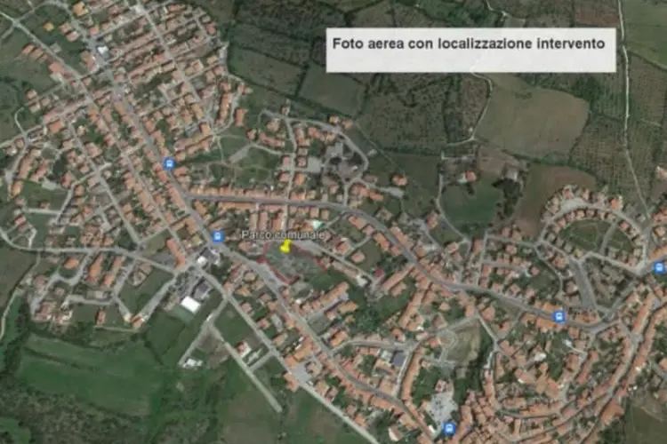 L'intervento di illuminazione a Uri (foto concessa)