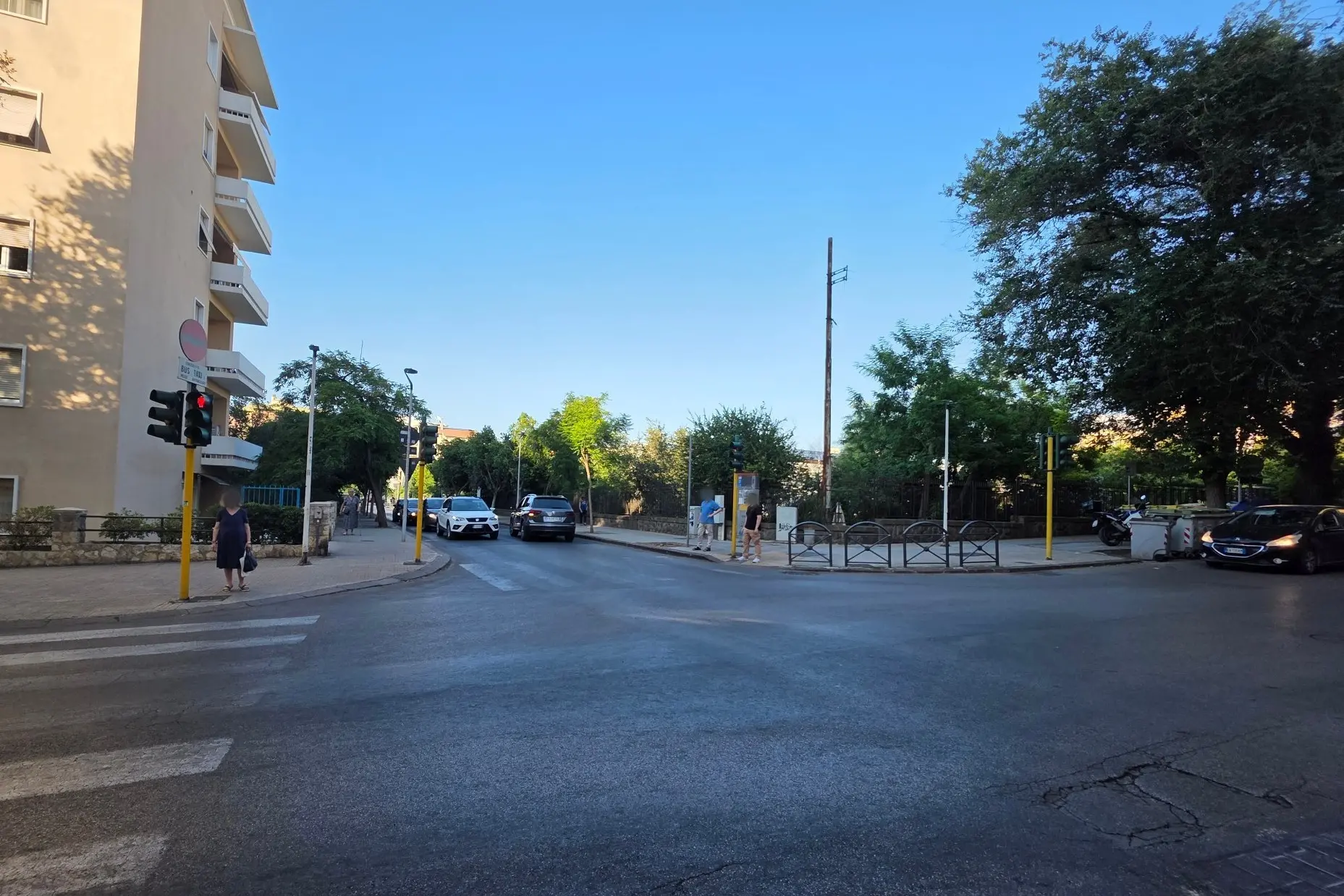 Incrocio di viale Trento