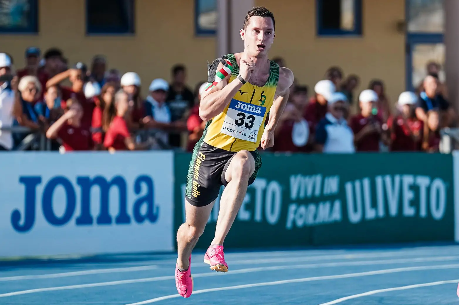 Filippo Tortu, campione italiano sui 200 metri (foto Fidal)