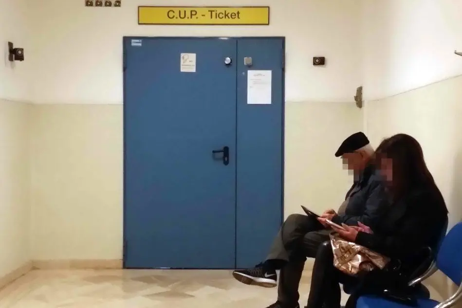 L'Ufficio ticket dell'ospedale Brotzu di Cagliari