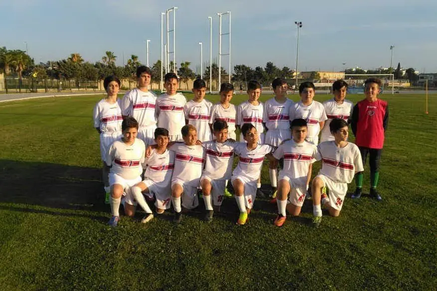 Gli esordienti della Ferrini che hanno vinto il 3° torneo "Città di Selargius"