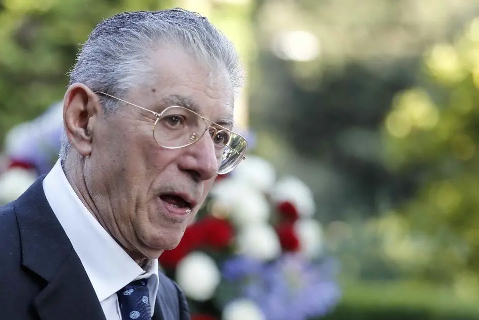 Umberto Bossi (Archivio L'Unione Sarda)