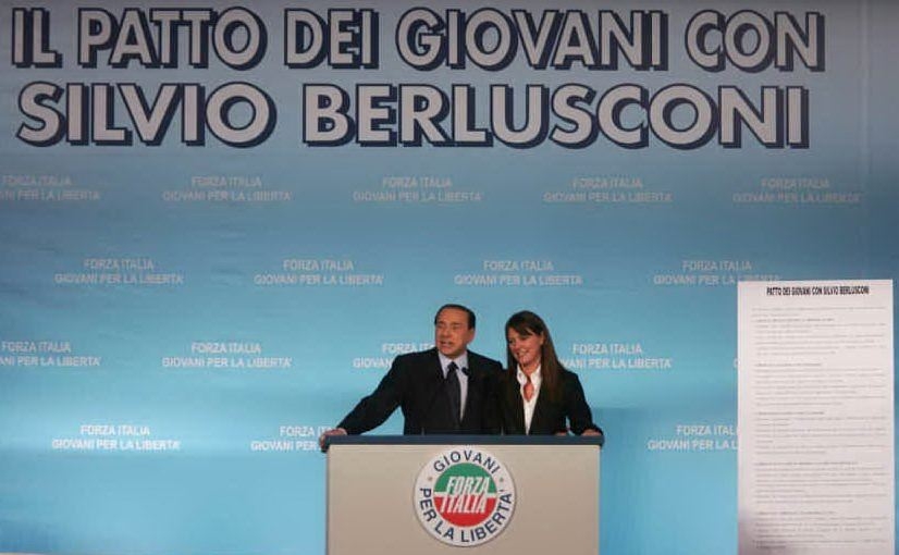 Nel 2007 con Silvio Berlusconi (Ansa)