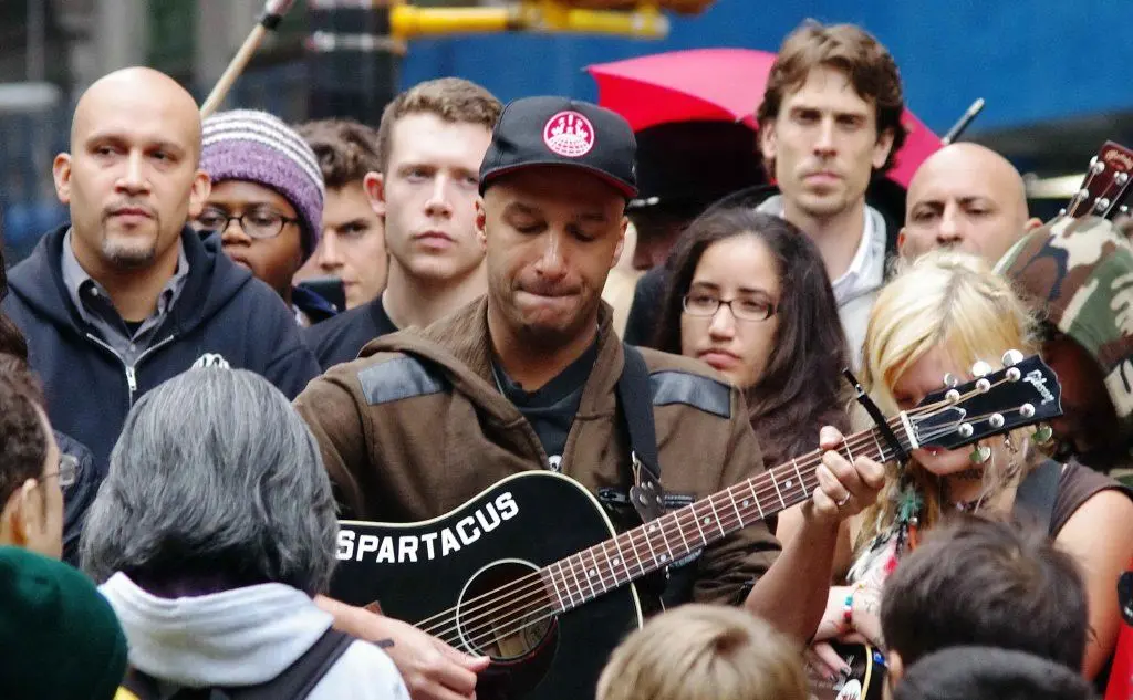 Tom Morello, il chitarrista dei Rage Against the Machine (foto Wikipedia)
