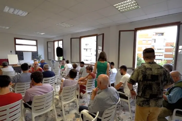 Un incontro della Costituente per Sassari (foto concessa)
