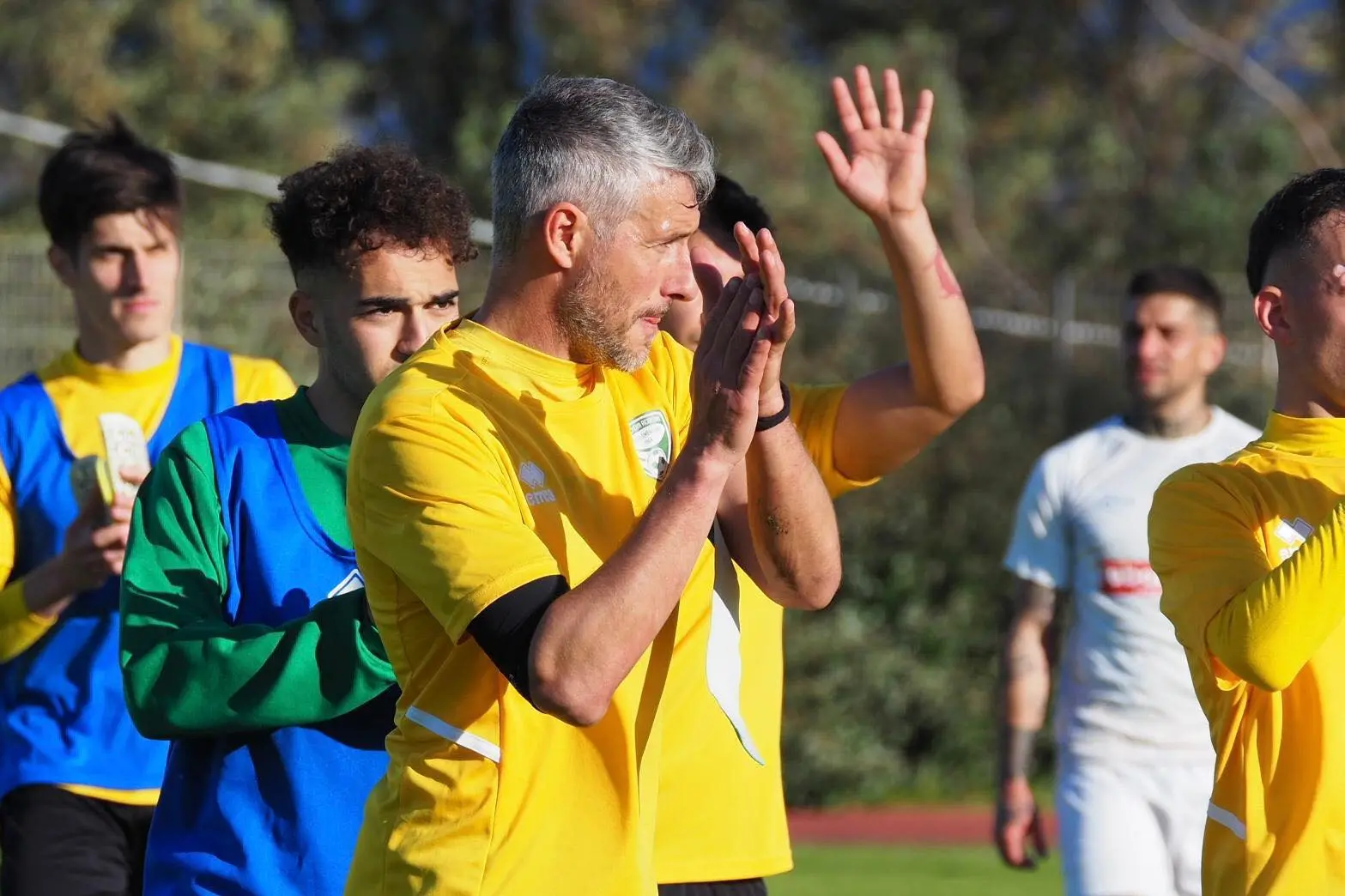 Il capitano dell'Arzachena Danilo Bonacquisti (fonte Facebook)
