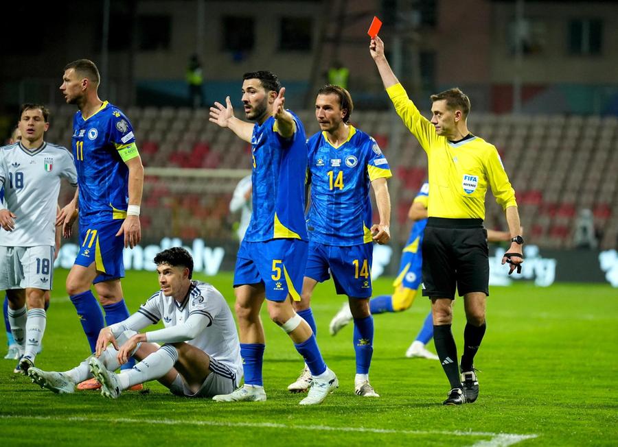 Italia di nuovo fuori dai Mondiali, la Bosnia vince 5-2 ai rigori