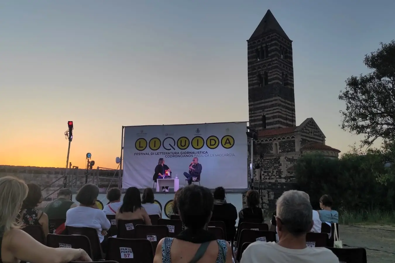 L'incontro della seconda serata dedicato alla libertà di stampa (foto G. Marras)