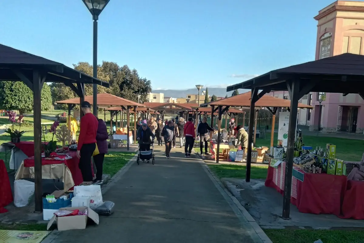 Pirri, mercatini dello scorso anno alla vetreria (foto Francesca Melis)